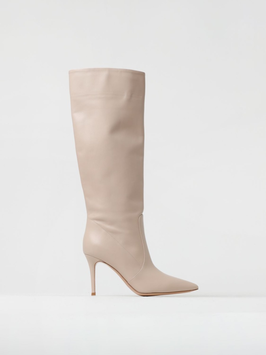 Boots Beige for Women from Giglio GOOFASH
