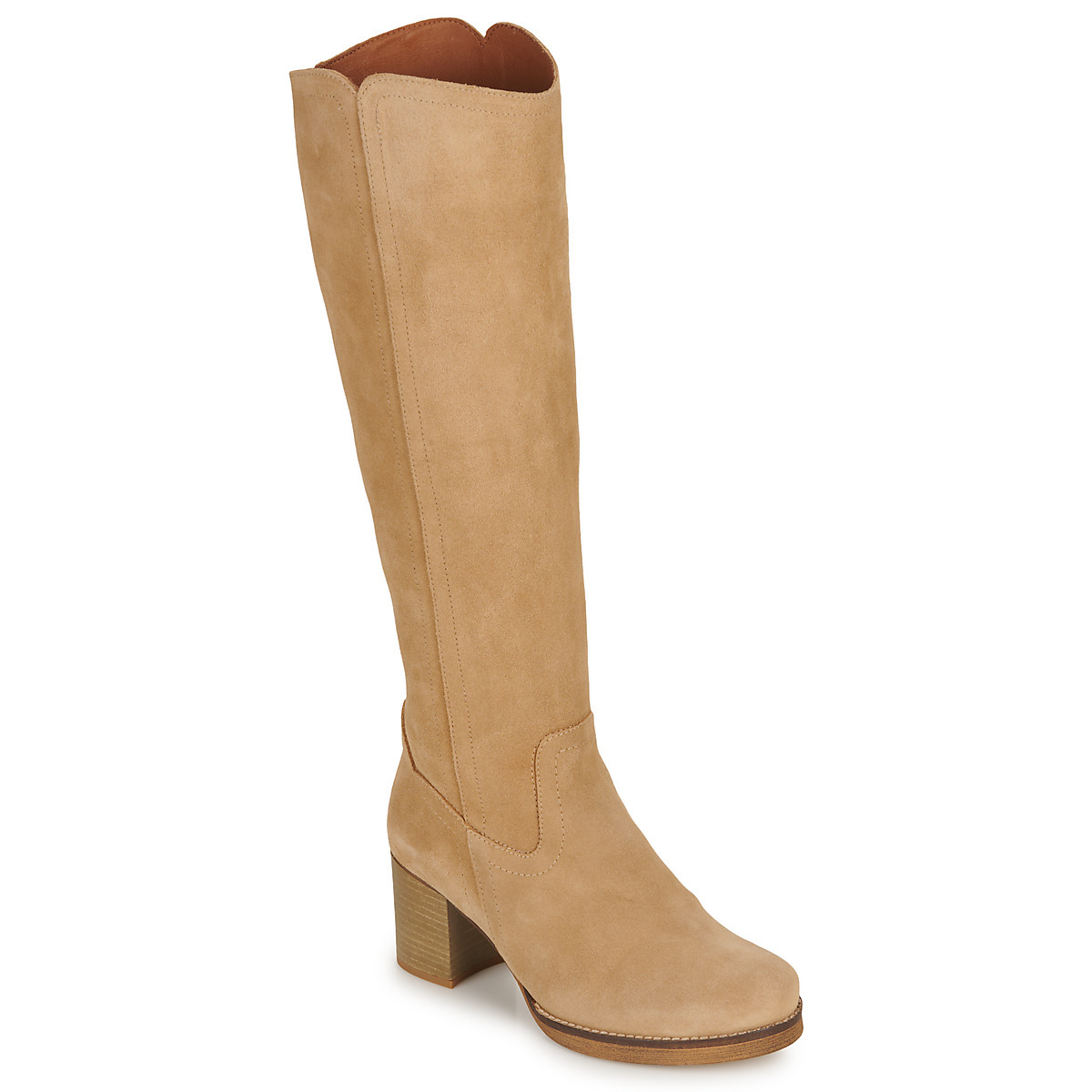 Boots Beige for Women from Spartoo GOOFASH