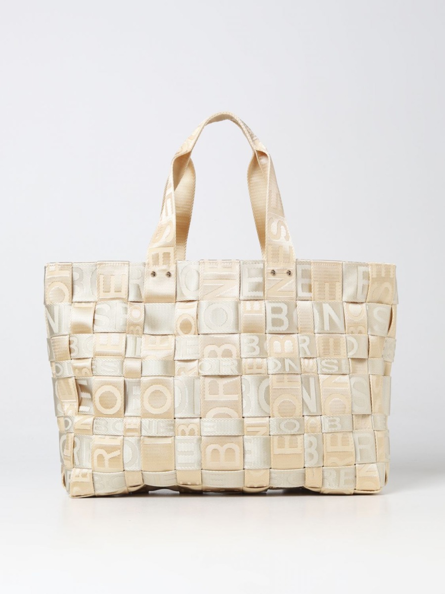 Borbonese - Womens Tote Bag Yellow at Giglio GOOFASH