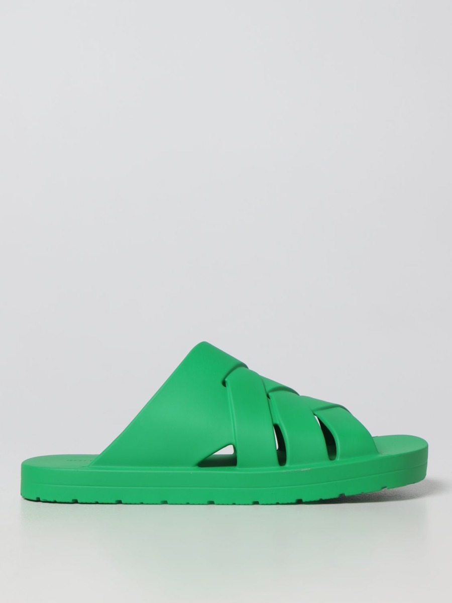 Bottega Veneta - Men Green Sandals at Giglio GOOFASH