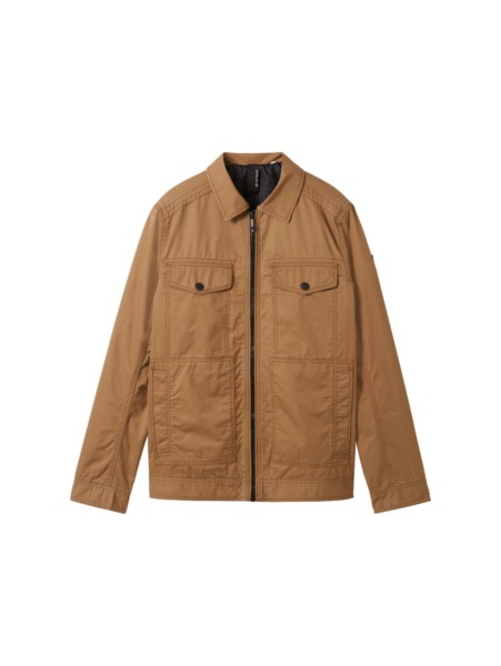 Brown Jacket Man - Tom Tailor GOOFASH
