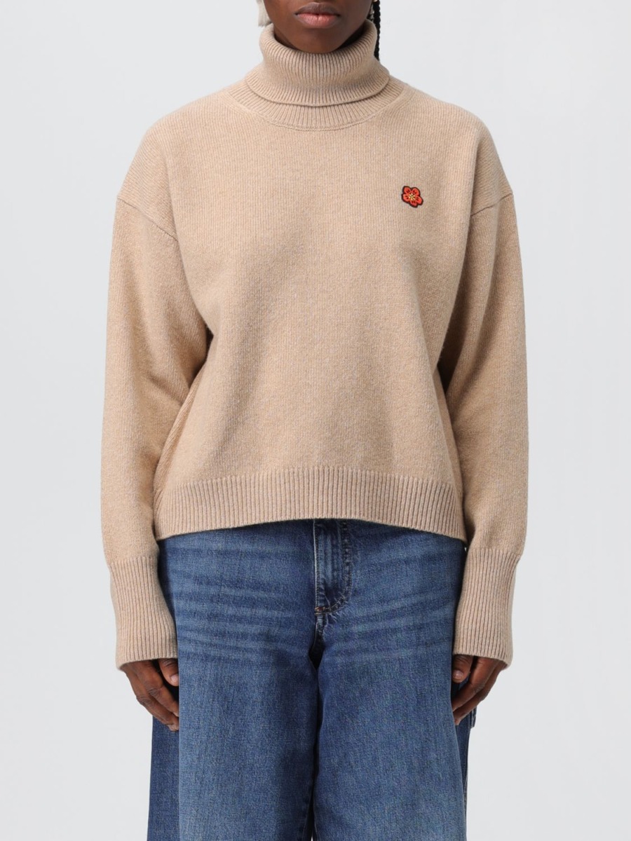 Brown Jumper for Women from Giglio GOOFASH