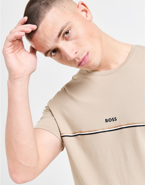 Brown T-Shirt JD Sports Hugo Boss Men GOOFASH