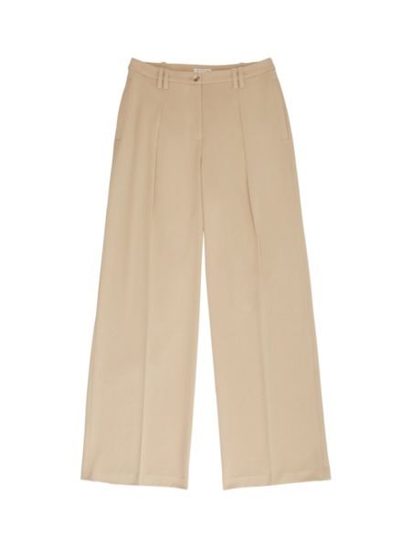 Brown Wide Leg Trousers for Woman by Tom Tailor GOOFASH
