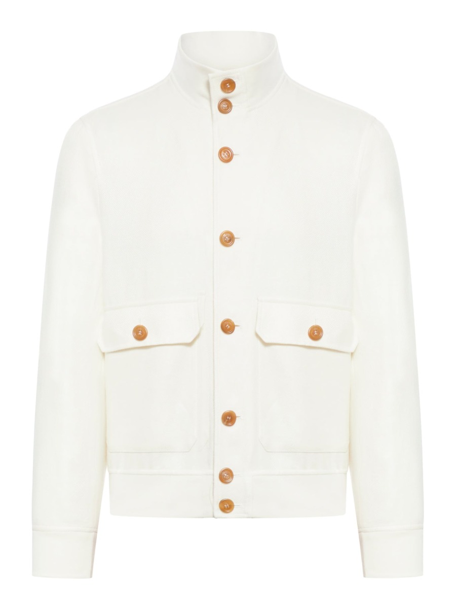 Brunello Cucinelli - Jacket White for Men at Suitnegozi GOOFASH