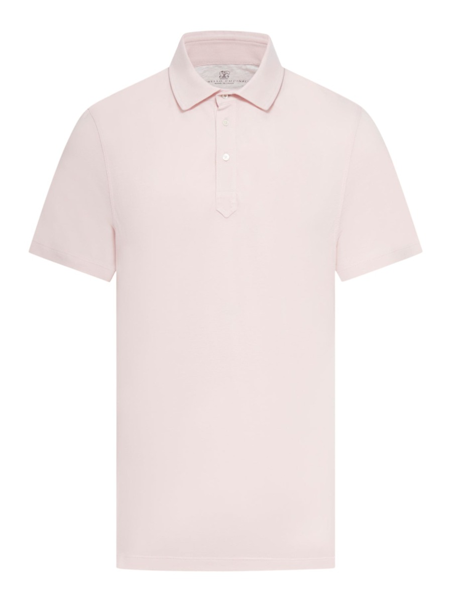 Brunello Cucinelli Poloshirt in Pink by Suitnegozi GOOFASH