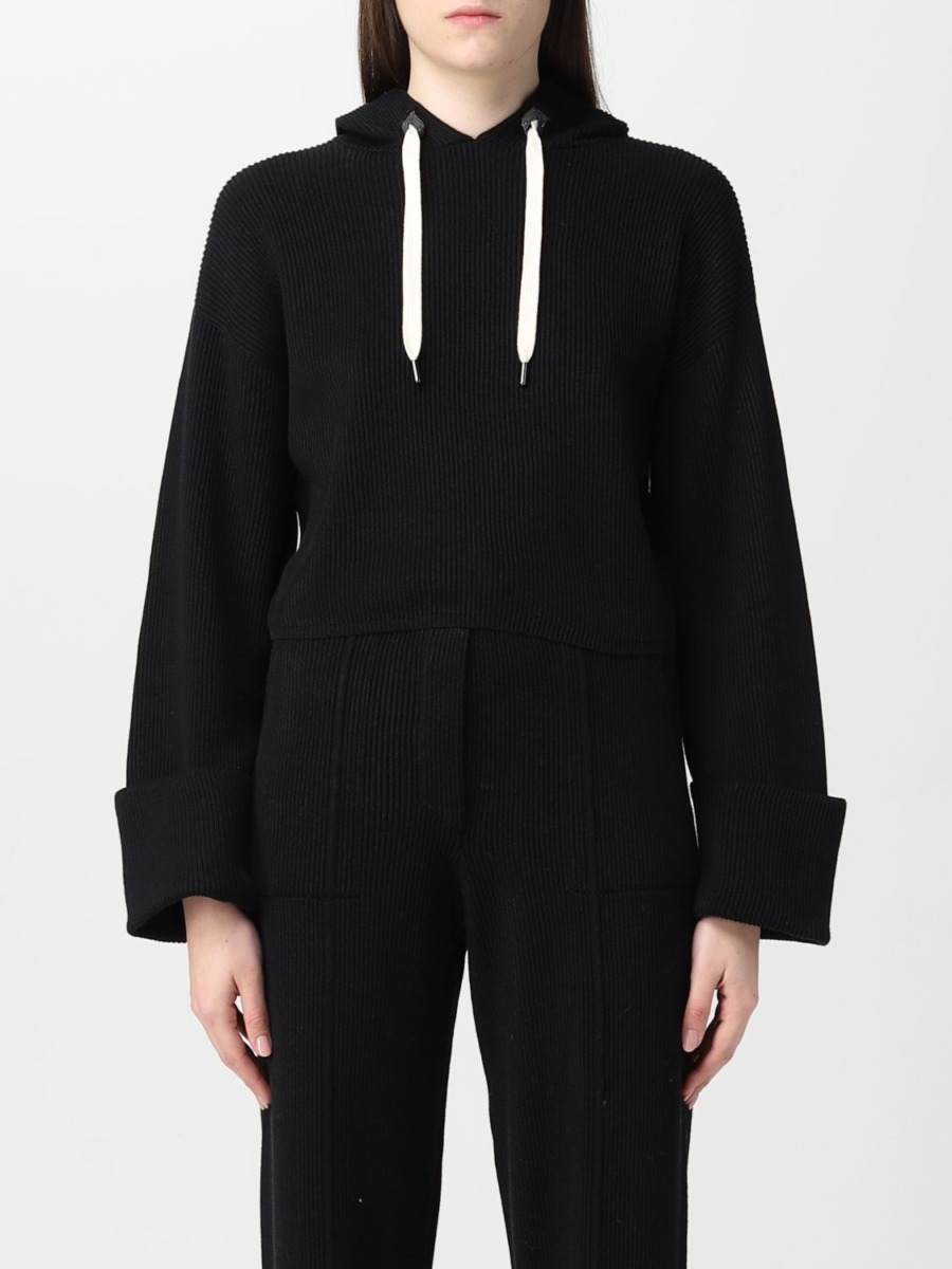 Brunello Cucinelli - Women's Sweatshirt in Black at Giglio GOOFASH
