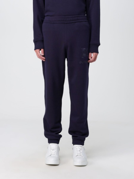 Burberry Blue Trousers by Giglio GOOFASH