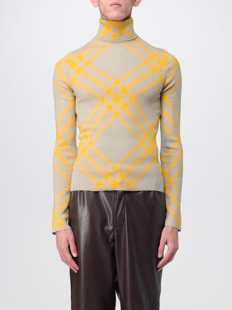 Burberry Men Jumper in Yellow at Giglio GOOFASH