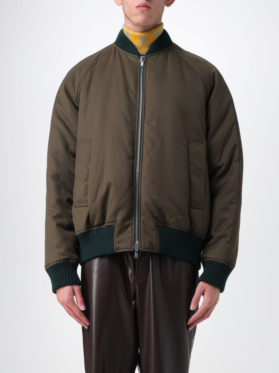 Burberry Men's Jacket in Green by Giglio GOOFASH