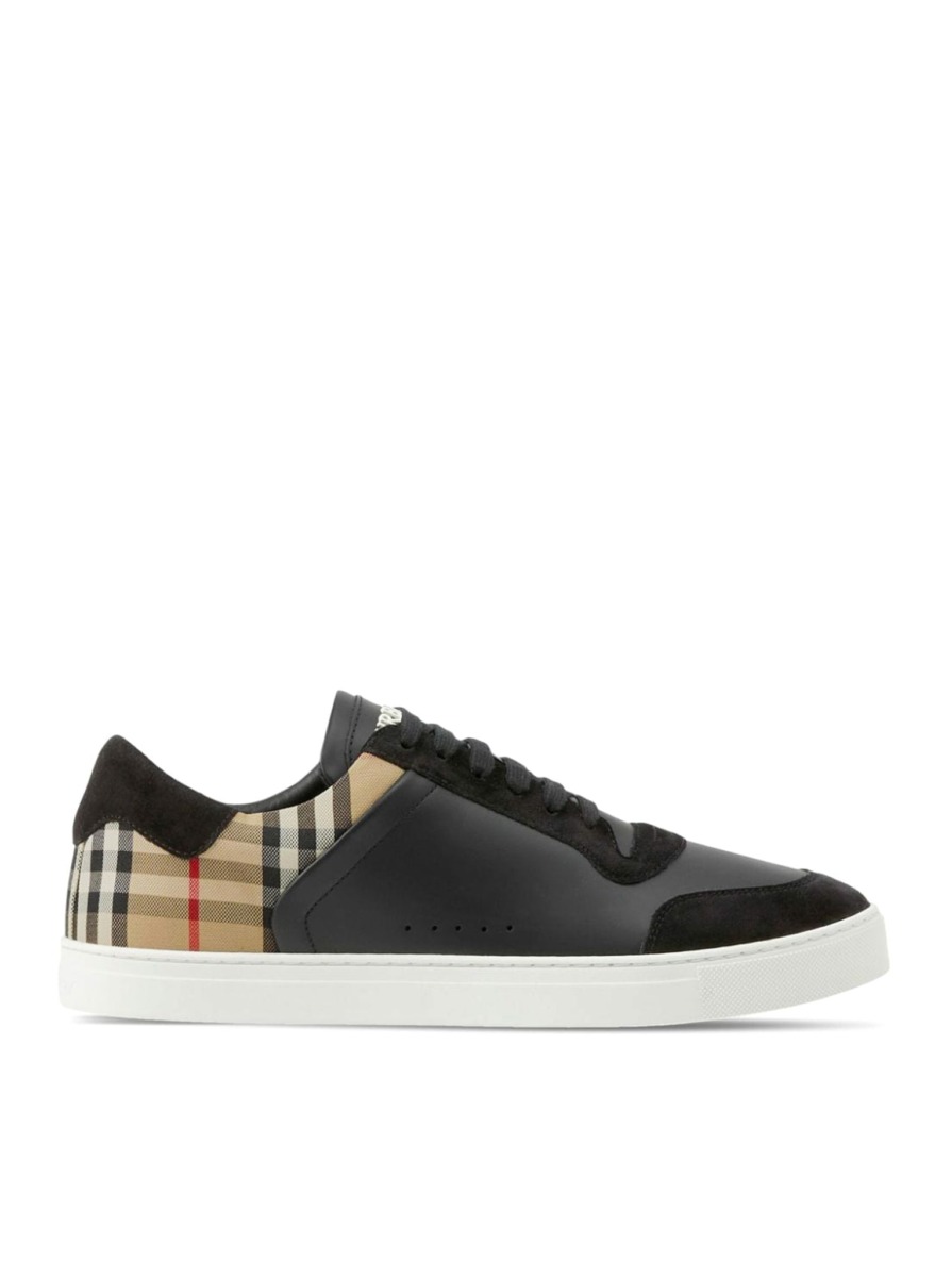 Burberry Mens Sneakers in Black at Suitnegozi GOOFASH