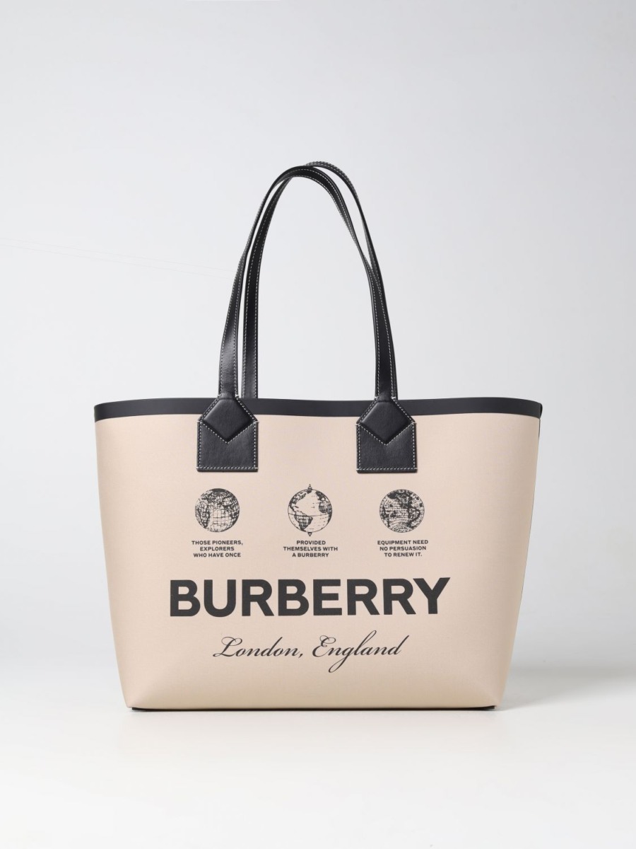 Burberry - Women's Tote Bag Beige Giglio GOOFASH