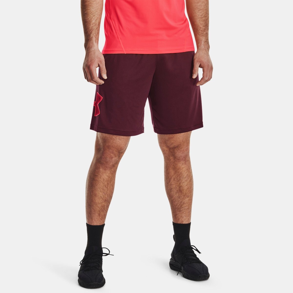 Burgundy Shorts - Men - Under Armour GOOFASH