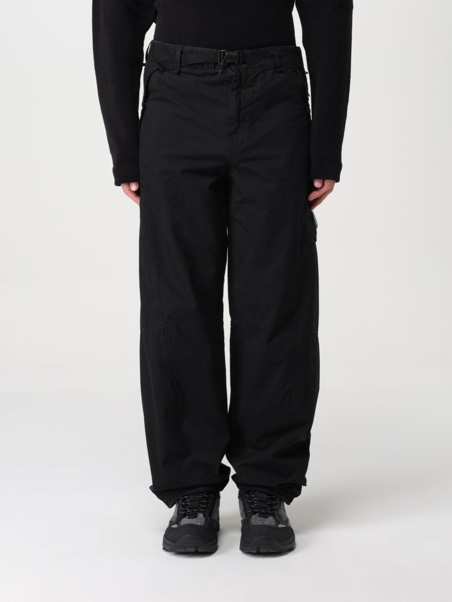C.P. Company - Men's Trousers - Black - Giglio GOOFASH