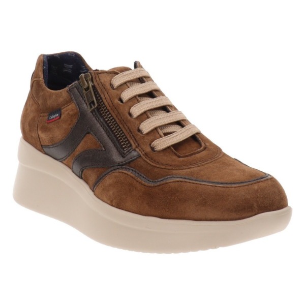 Callaghan Lady Sneakers Brown at Spartoo GOOFASH