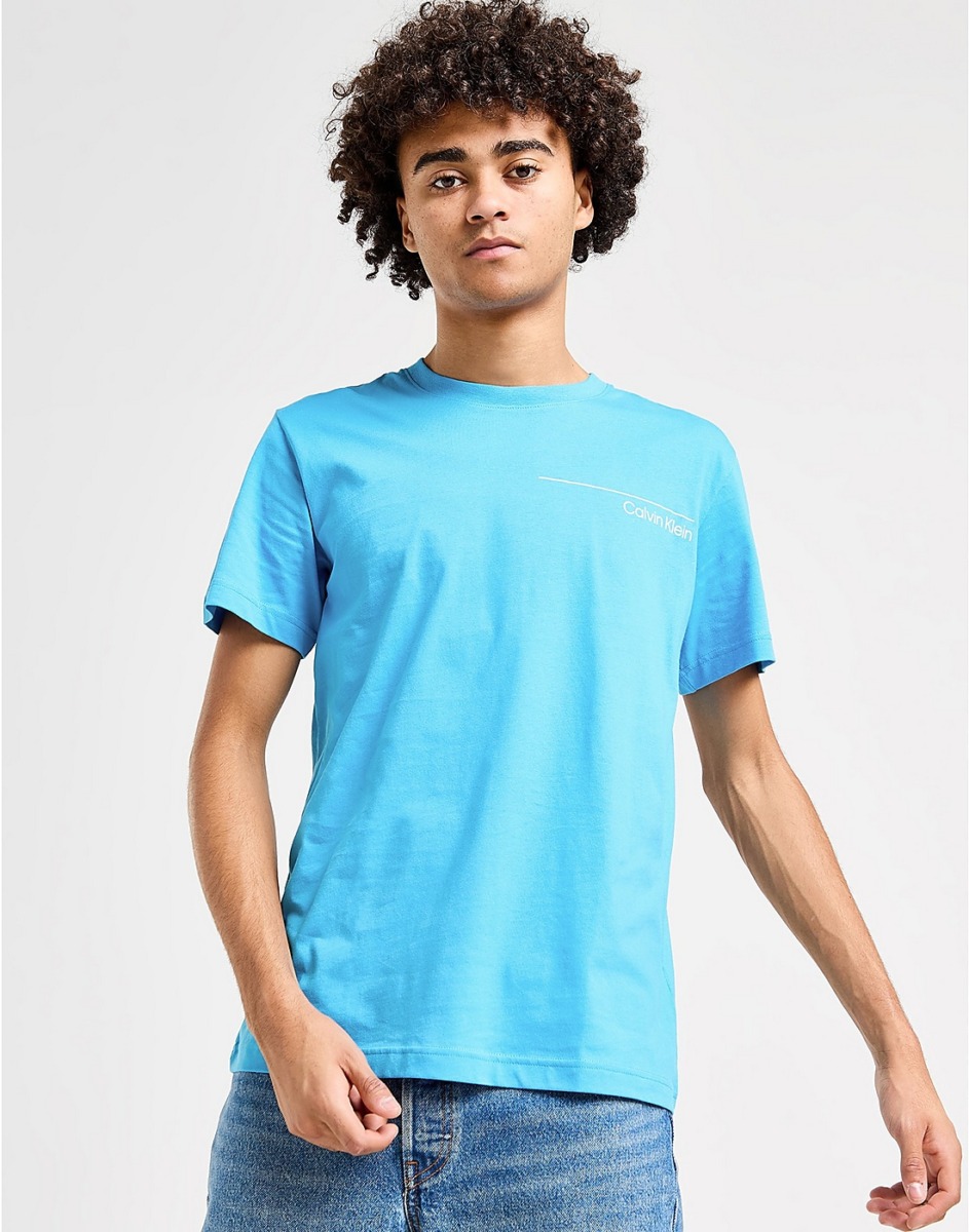 Calvin Klein Blue T-Shirt JD Sports Men GOOFASH