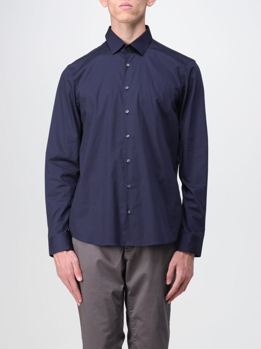Calvin Klein - Man Blue Shirt at Giglio GOOFASH