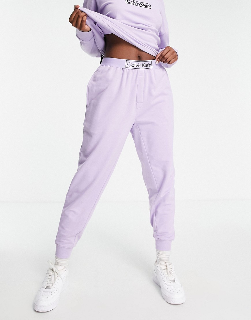 Calvin Klein - Purple Lady Sweatpants - Asos GOOFASH