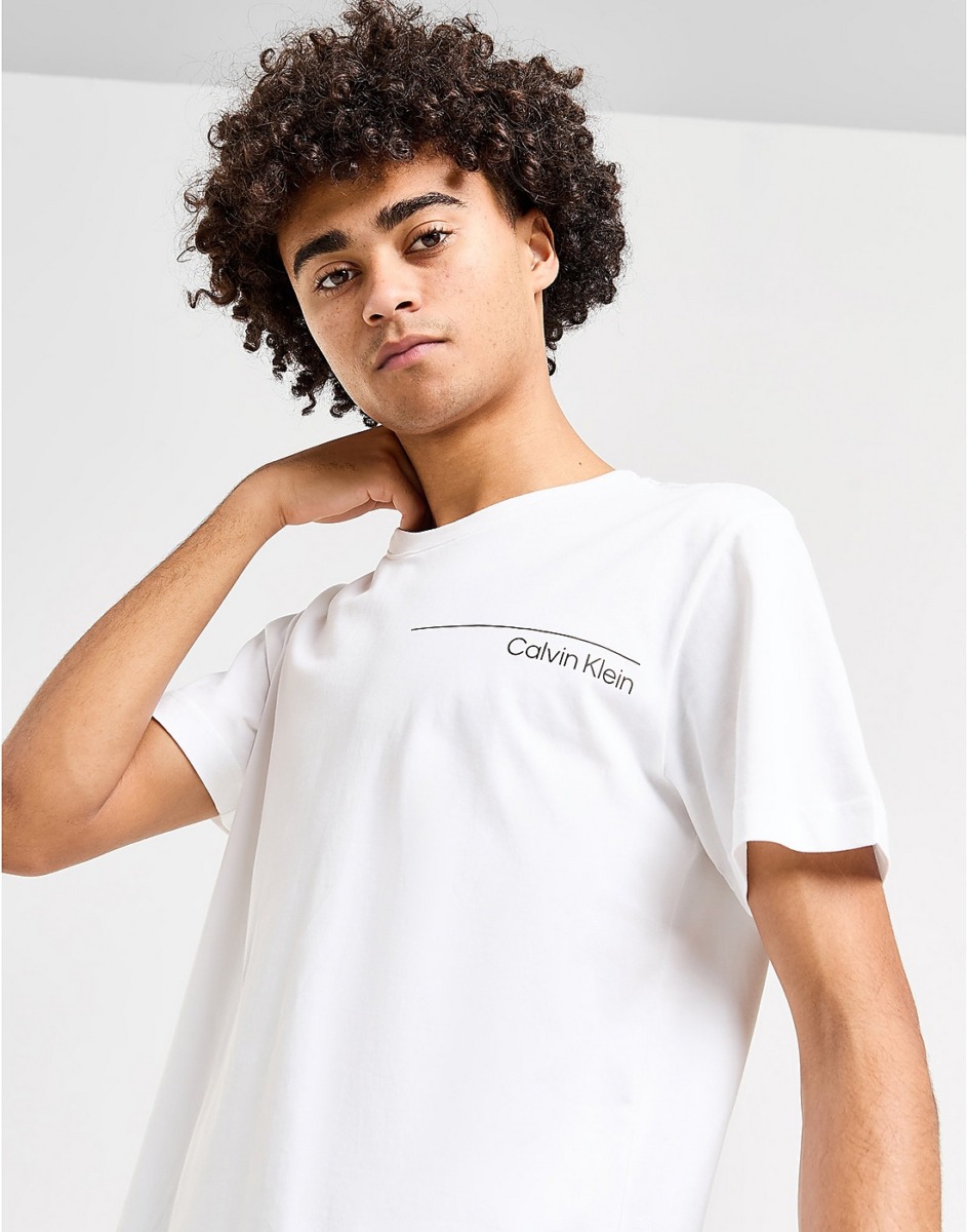 Calvin Klein White T-Shirt JD Sports Man GOOFASH