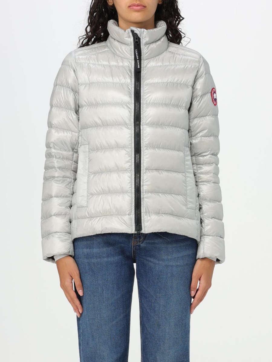 Canada Goose Womens Jacket in Silver from Giglio GOOFASH