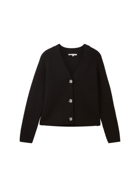 Cardigan in Black for Woman at Tom Tailor GOOFASH