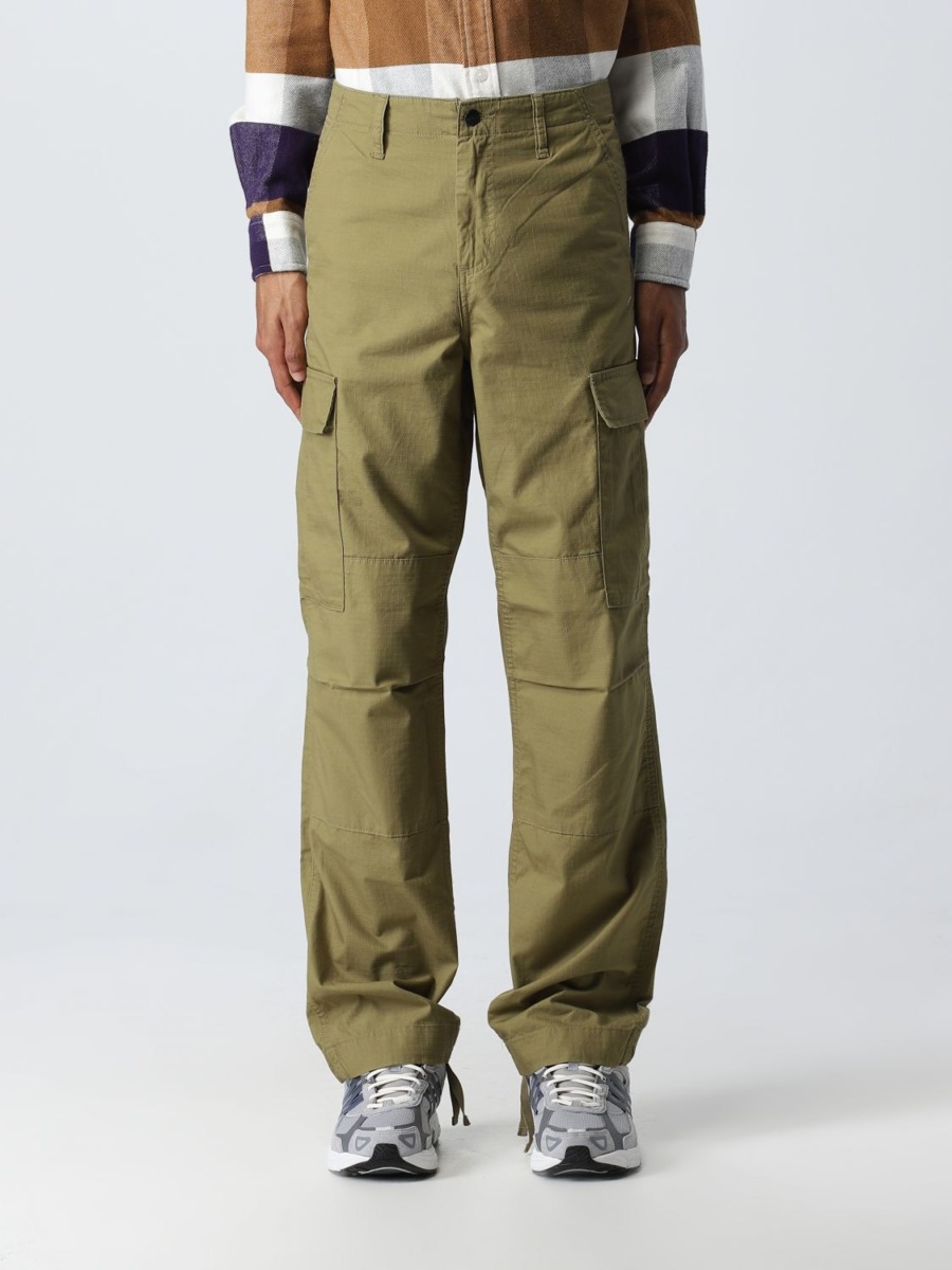 Carhartt Gents Trousers Green Giglio GOOFASH