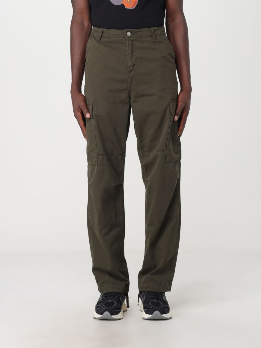 Carhartt - Green Trousers for Man from Giglio GOOFASH