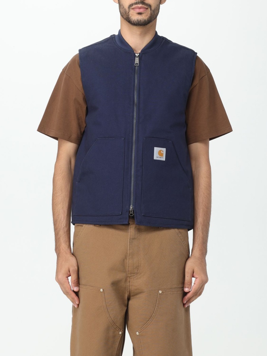 Carhartt Jacket in Blue for Man by Giglio GOOFASH