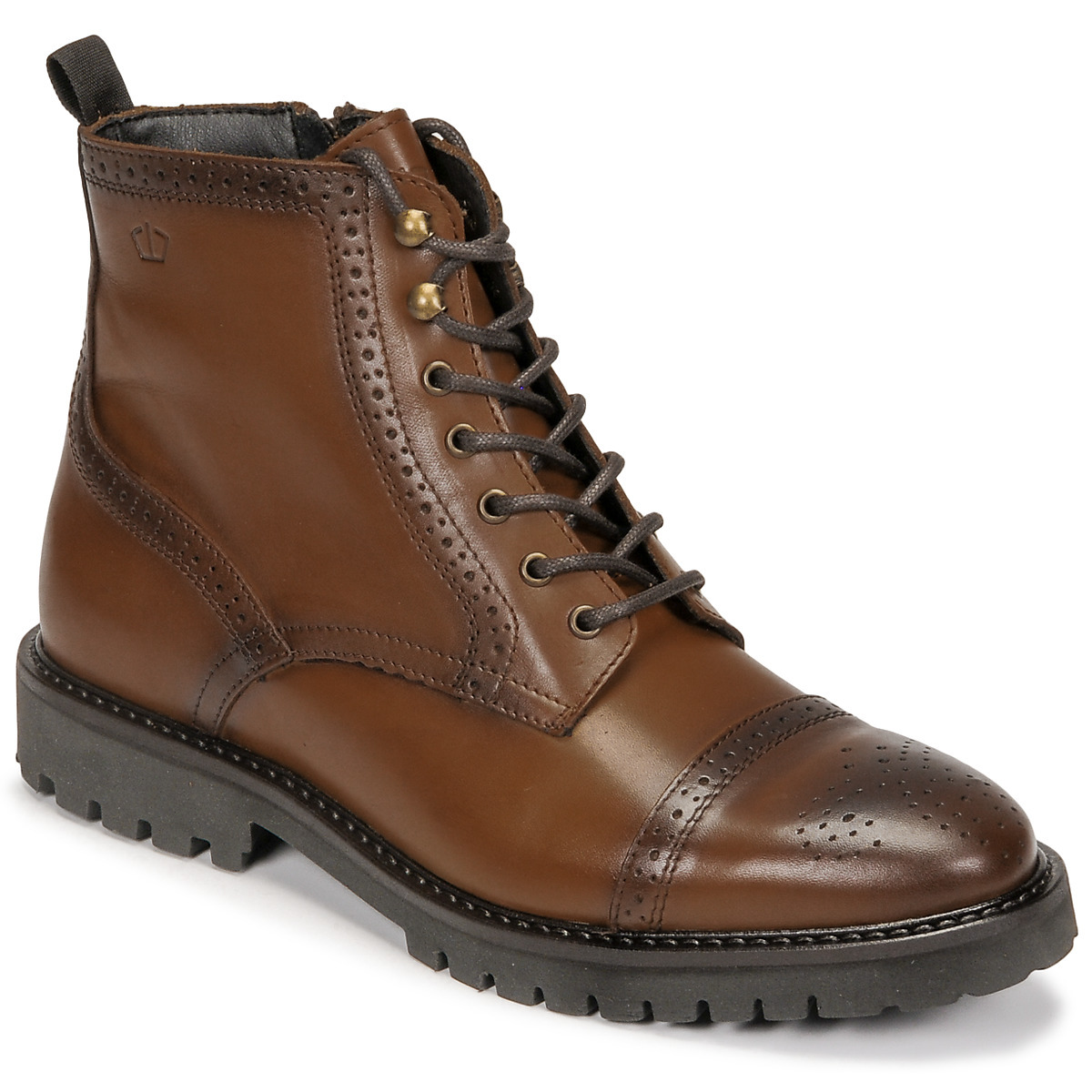 Carlington - Men's Brown Boots from Spartoo GOOFASH