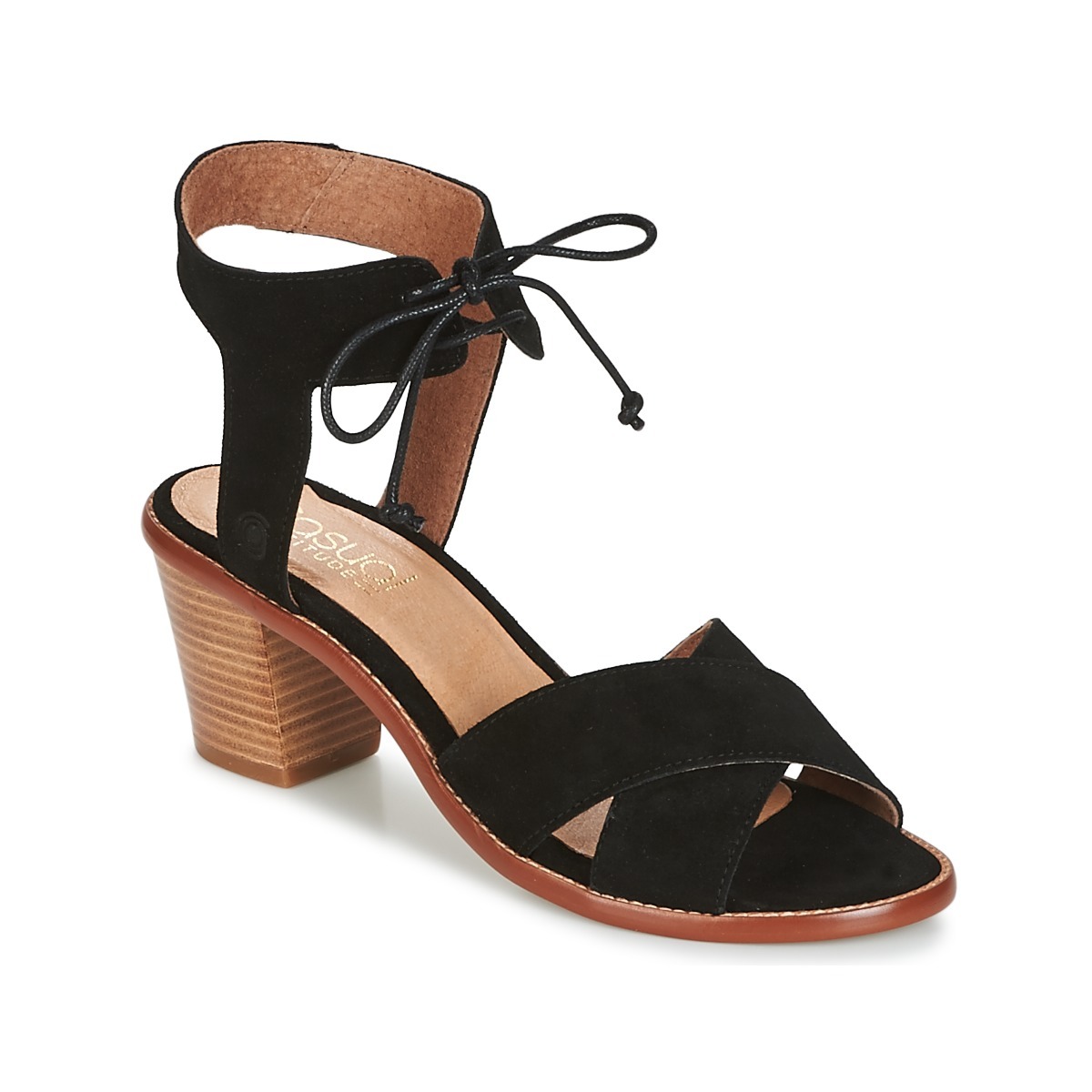 Casualtitude - Black Sandals for Woman at Spartoo GOOFASH