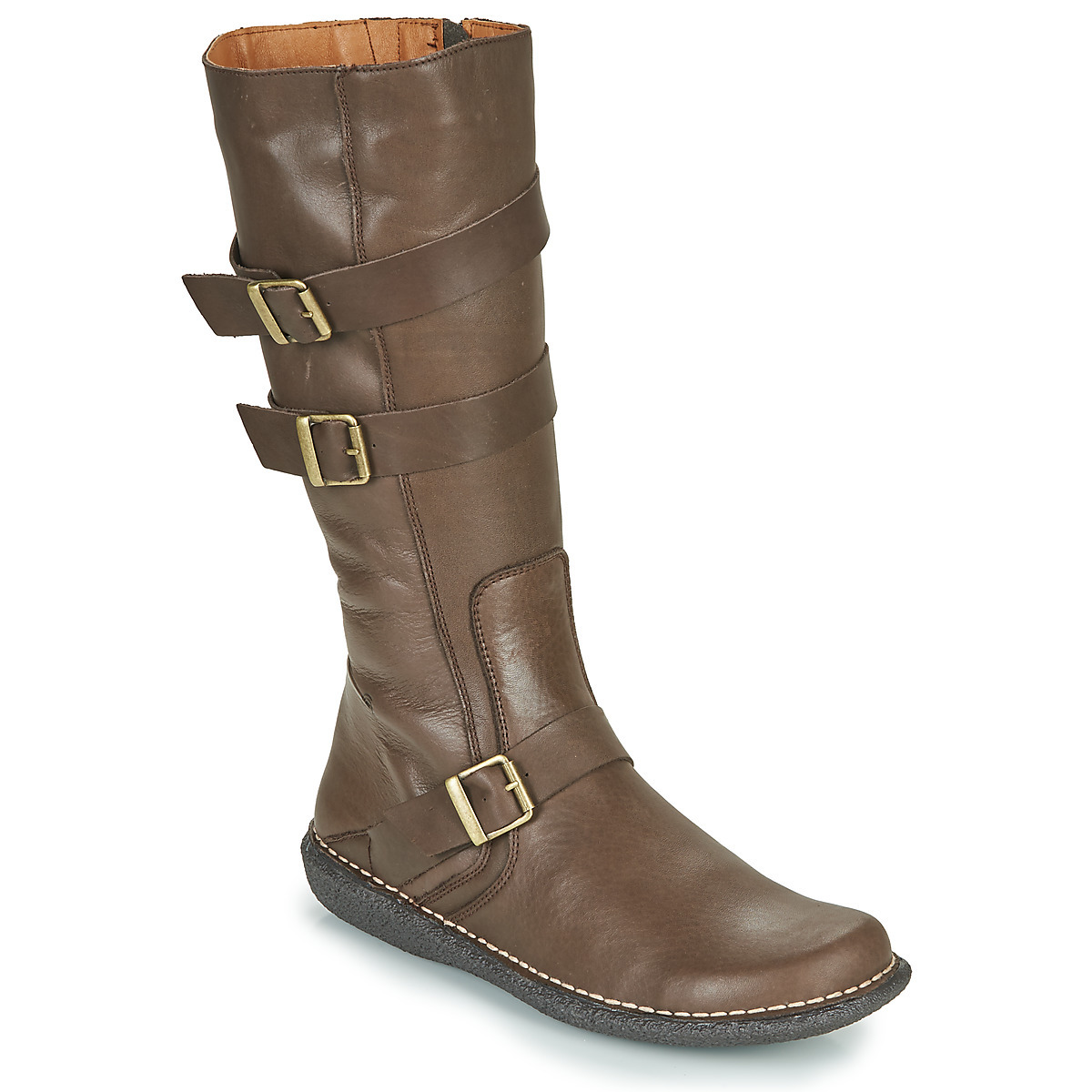 Casualtitude Womens Brown Boots at Spartoo GOOFASH