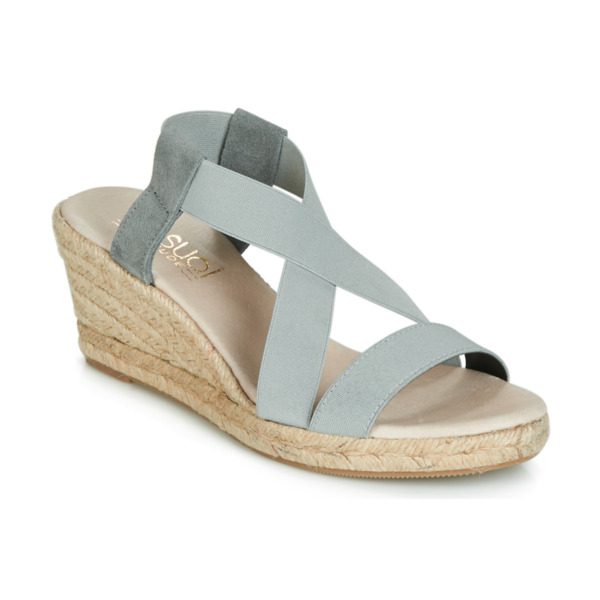 Casualtitude Womens Sandals in Grey from Spartoo GOOFASH