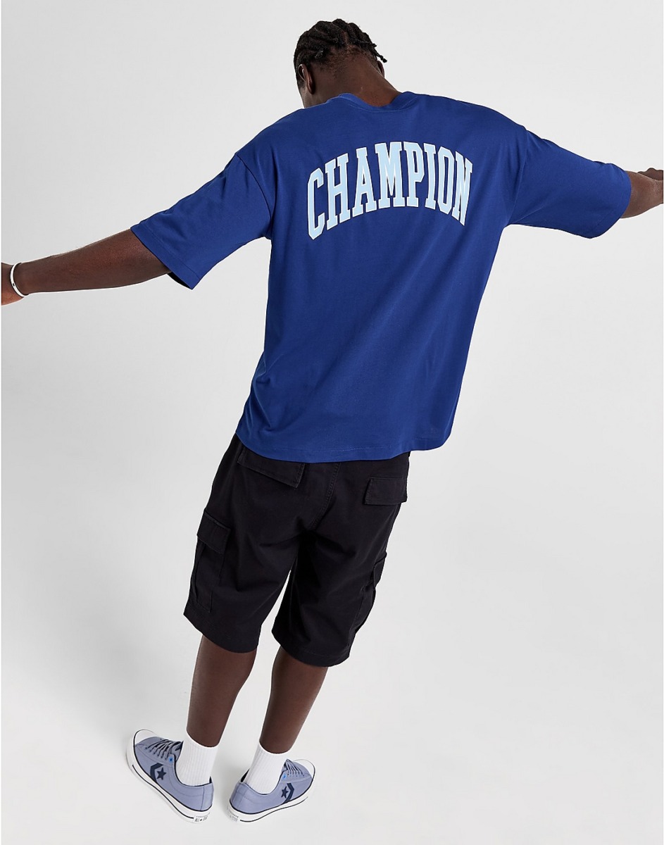 Champion - T-Shirt Blue JD Sports GOOFASH