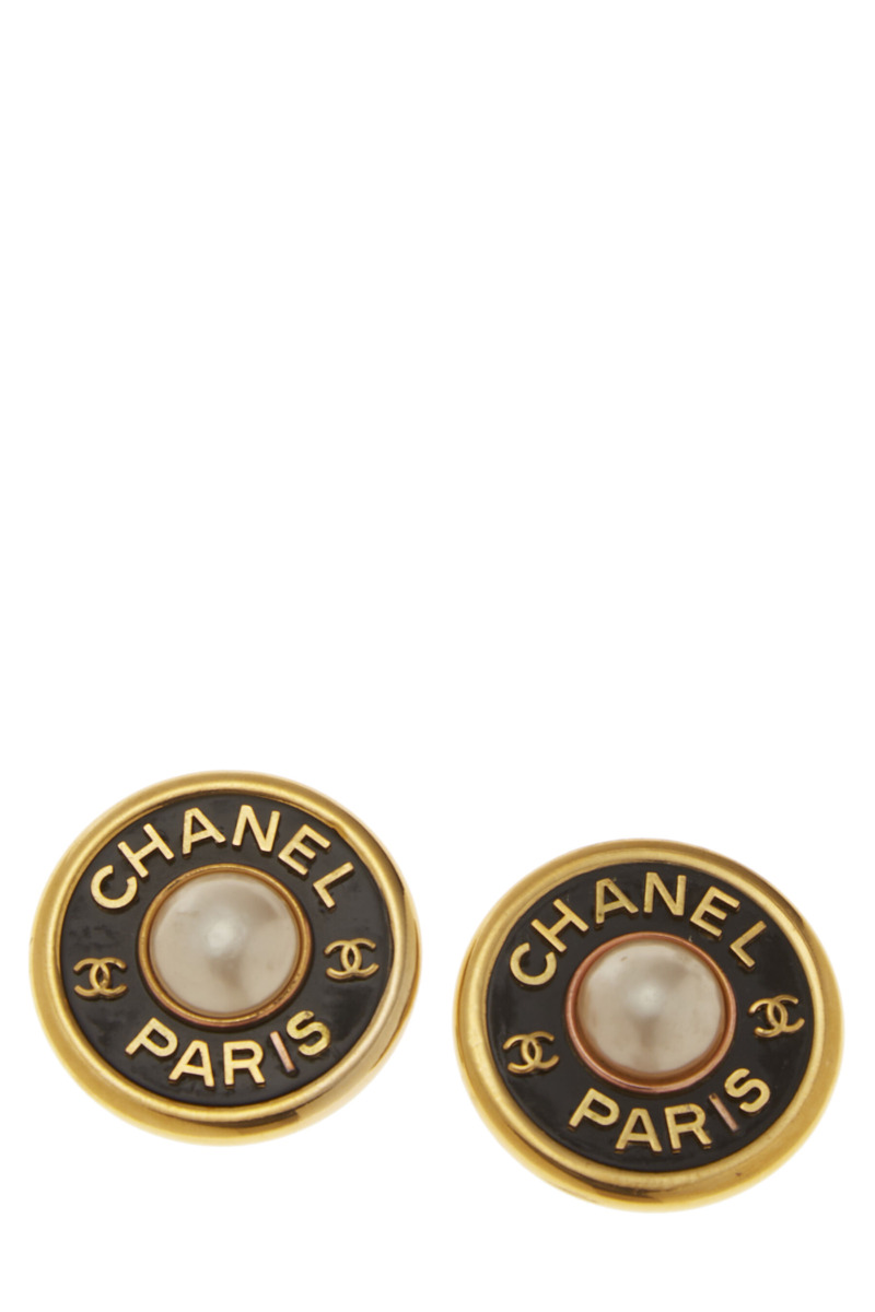 Chanel Earrings in Black for Woman from WGACA GOOFASH