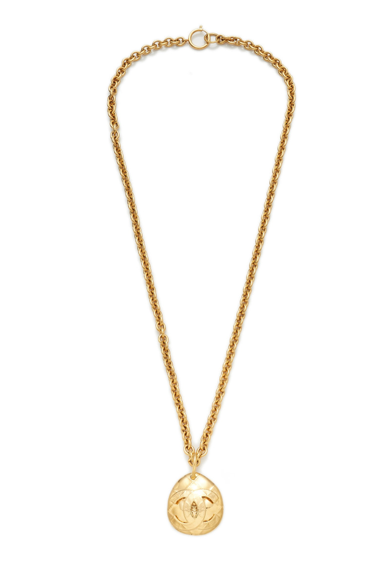 Chanel - Gold Womens Necklace WGACA GOOFASH