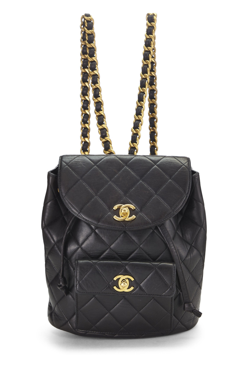 Chanel Ladies Backpack Black at WGACA GOOFASH