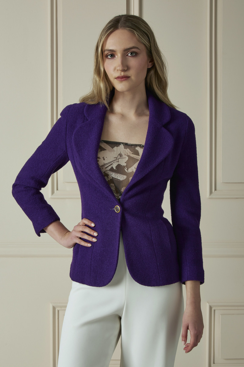 Chanel Purple Women Jacket - WGACA GOOFASH