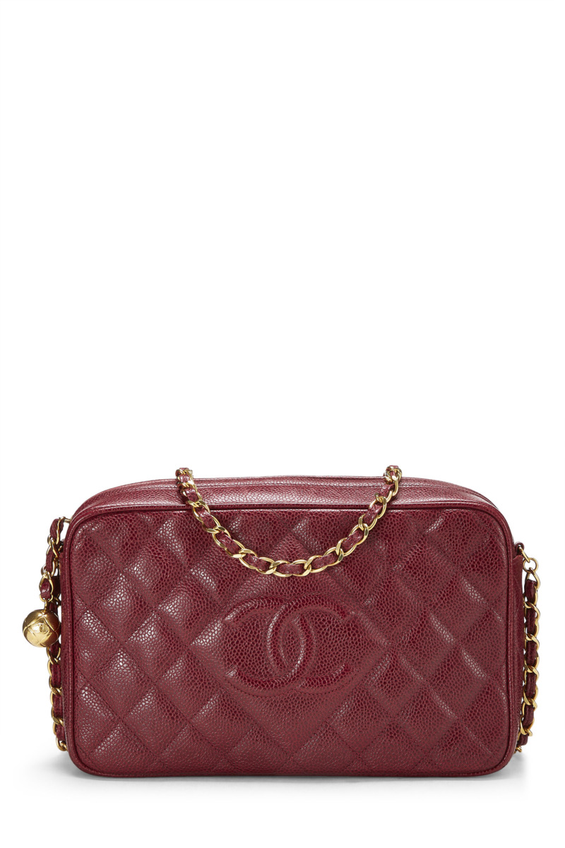 Chanel Woman Bag Burgundy from WGACA GOOFASH