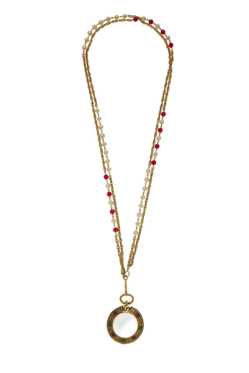 Chanel Women Necklace in Gold from WGACA GOOFASH