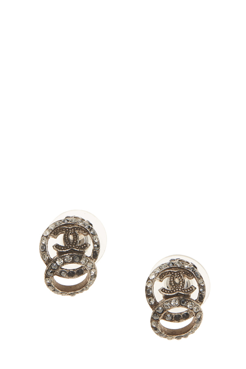 Chanel - Women's Silver Earrings at WGACA GOOFASH