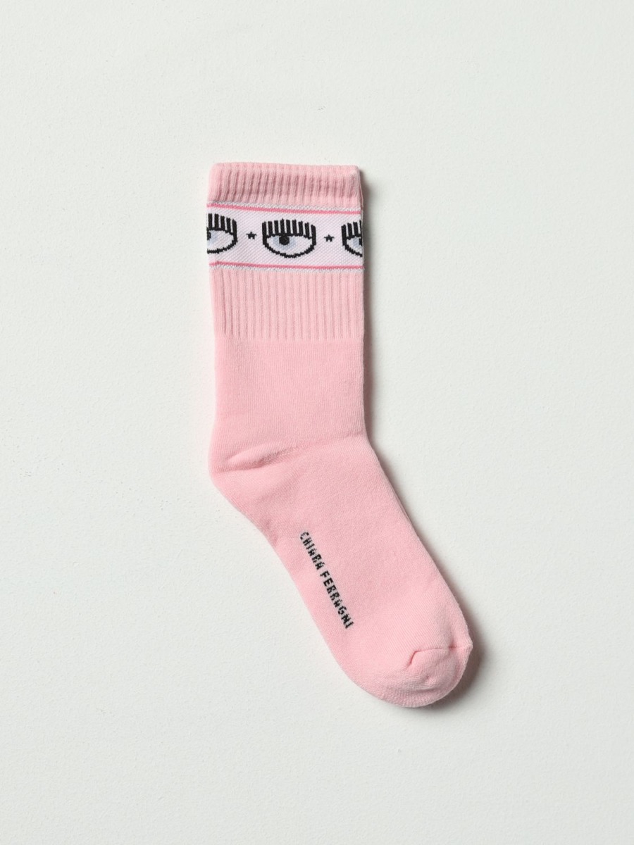 Chiara Ferragni Pink Lady Socks Giglio GOOFASH