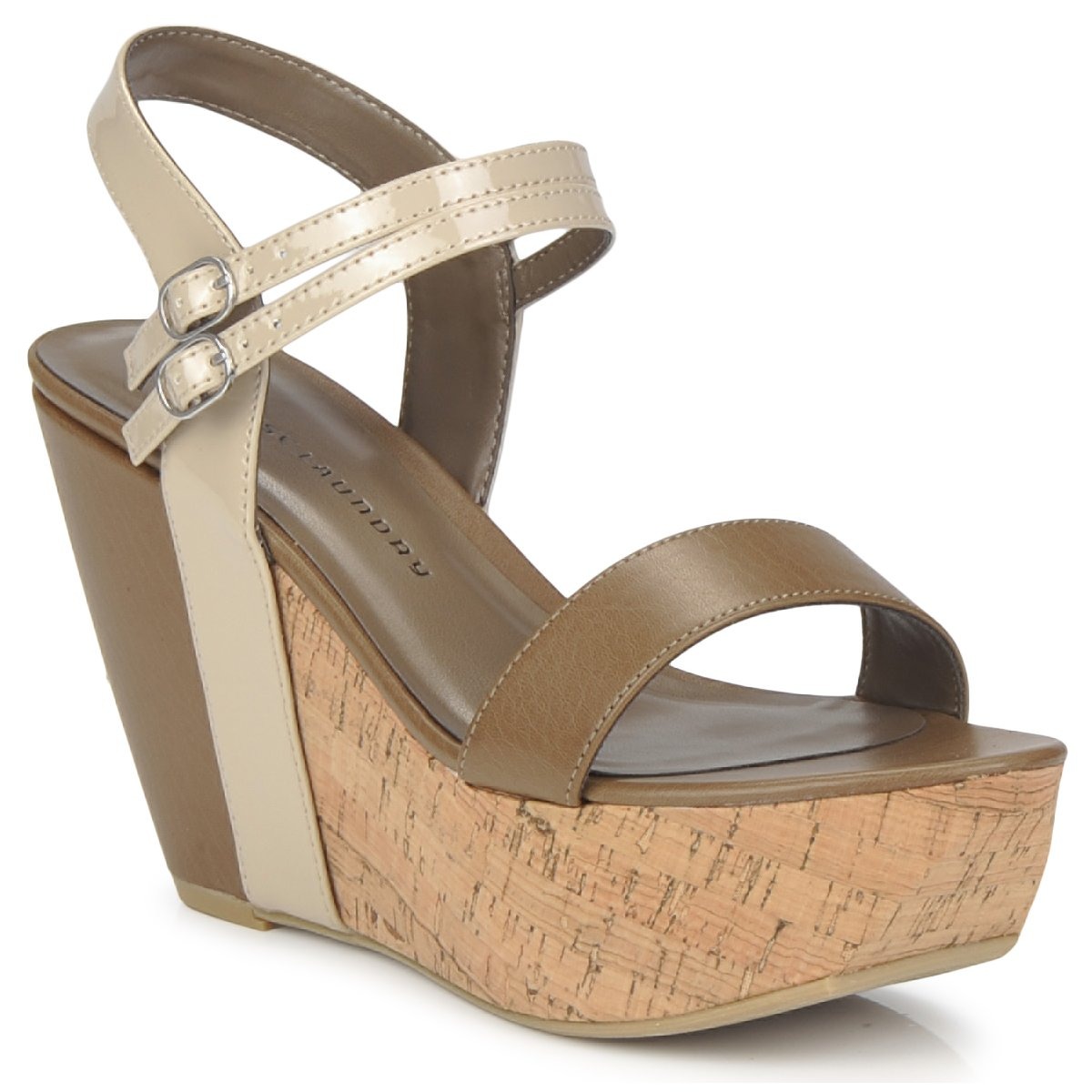 Chinese Laundry - Womens Beige Sandals from Spartoo GOOFASH