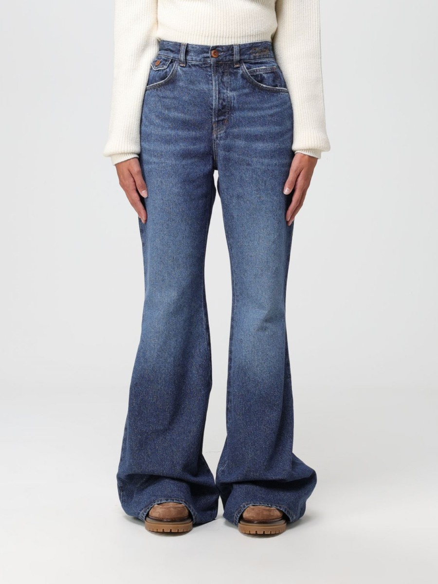 Chloé Women Blue Jeans by Giglio GOOFASH