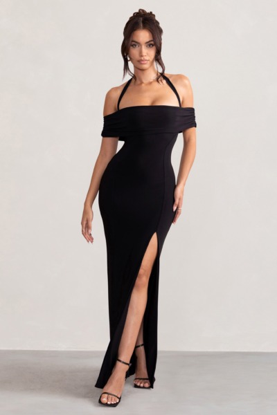 Club L London - Maxi Dress Black for Woman GOOFASH