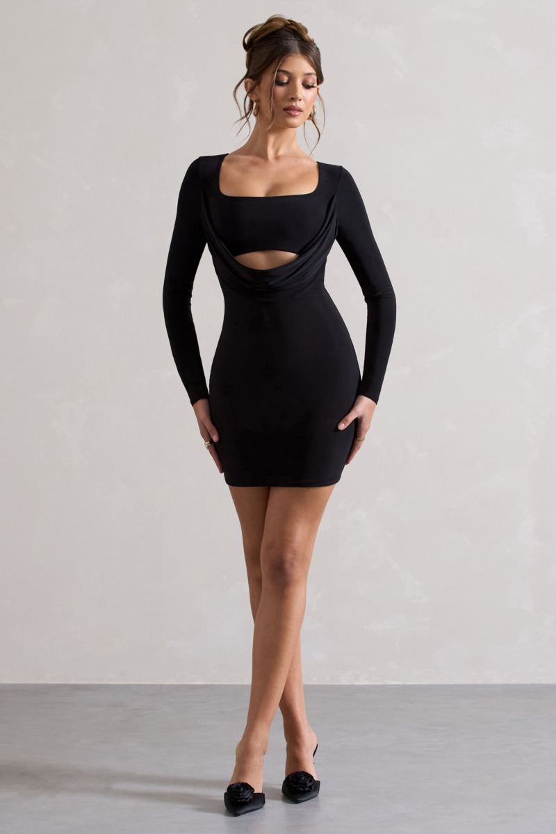 Club L London - Mini Dress Black Women GOOFASH
