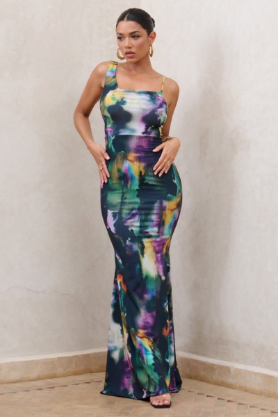 Club L London - Women's Maxi Dress Print GOOFASH