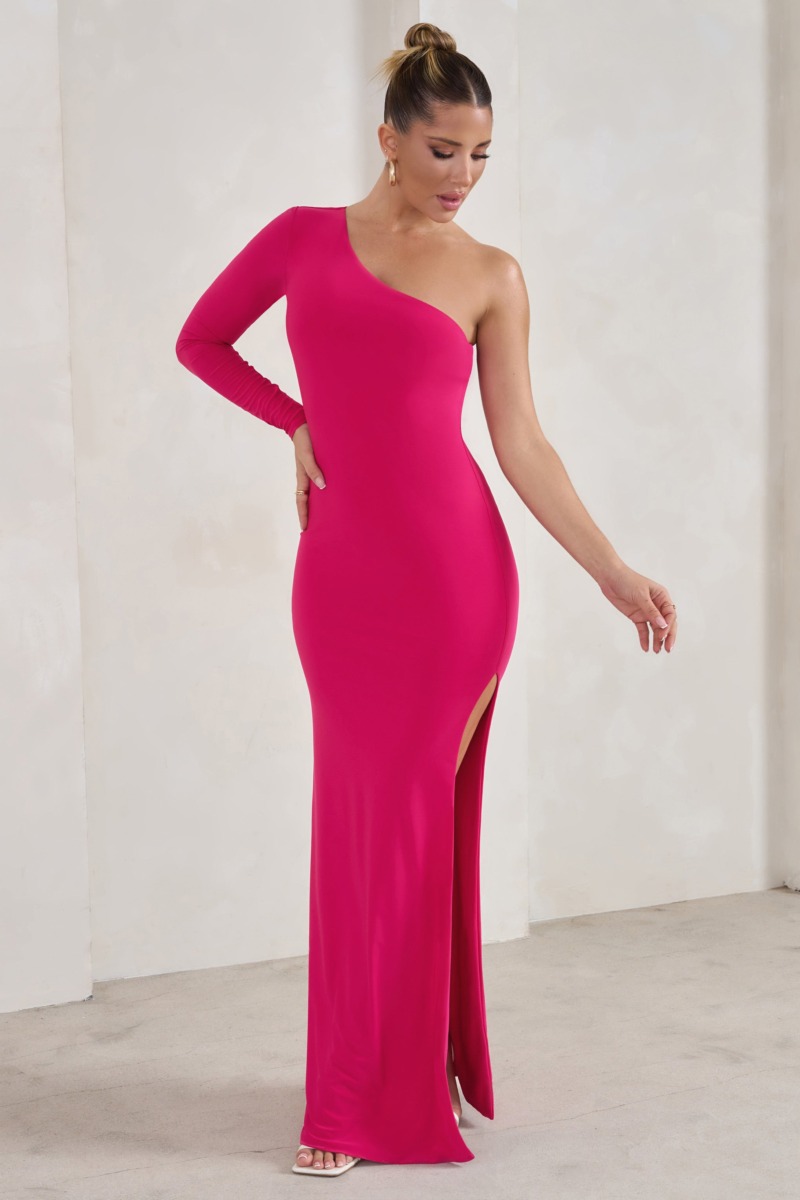Club L London - Women's Maxi Dress in Pink GOOFASH