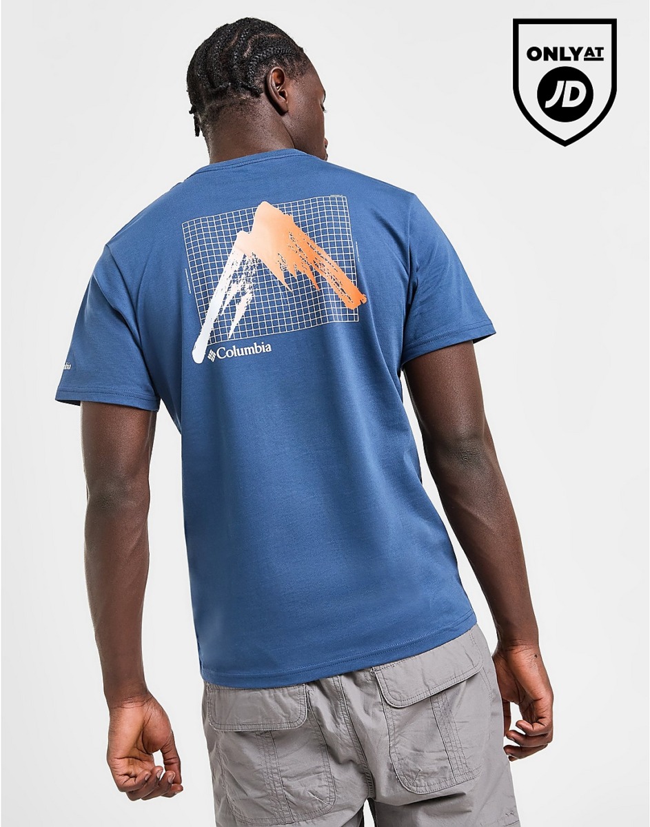 Columbia Blue Man T-Shirt JD Sports GOOFASH