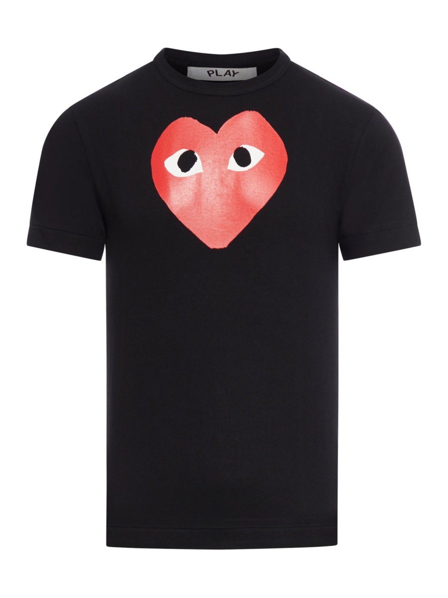 Comme Des Garcons - Black T-Shirt for Man from Suitnegozi GOOFASH