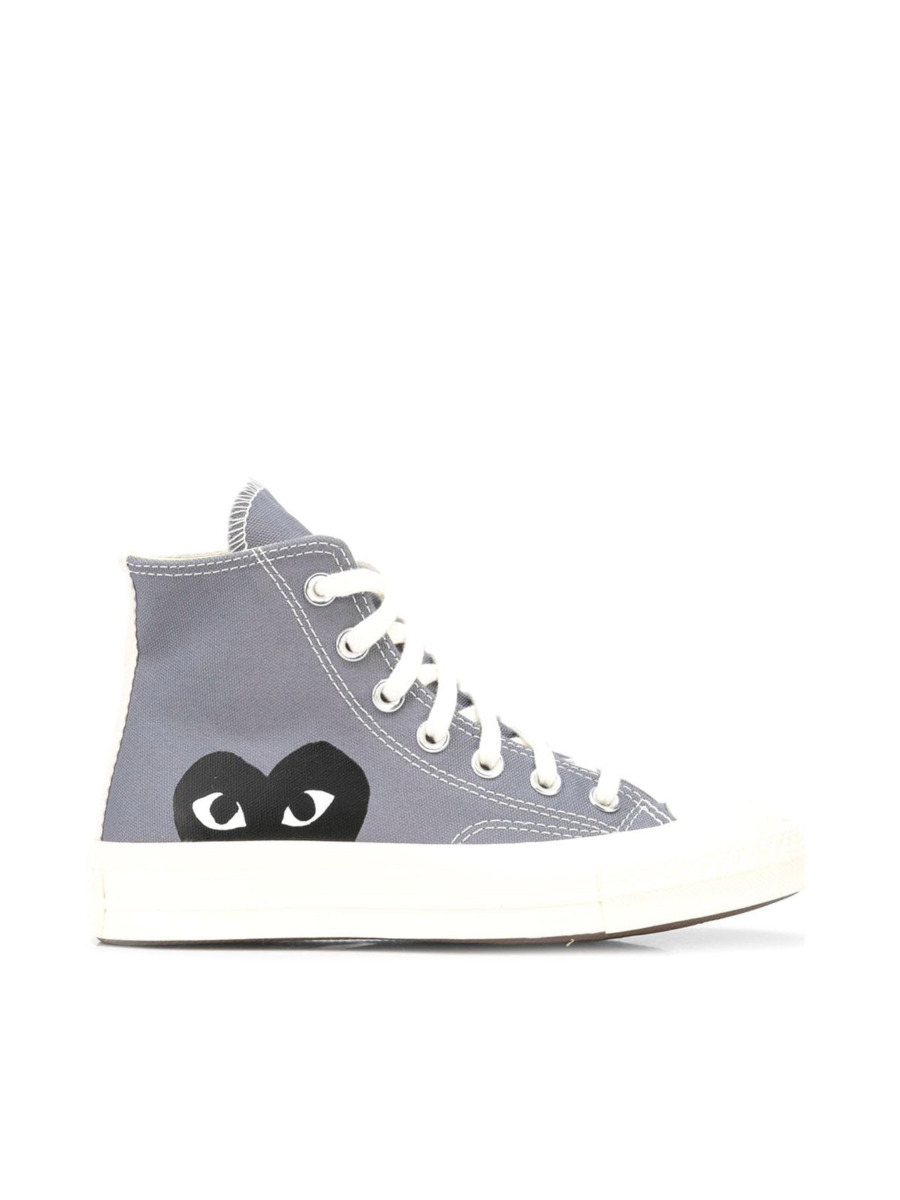 Comme Des Garcons Gent Chucks in Grey by Suitnegozi GOOFASH